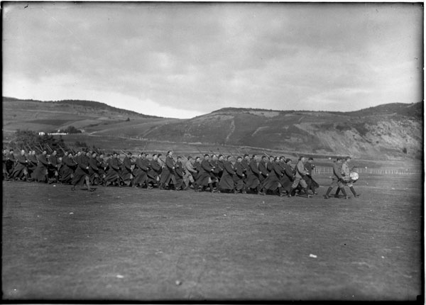 E 48-44; Newfoundland Regiment on march